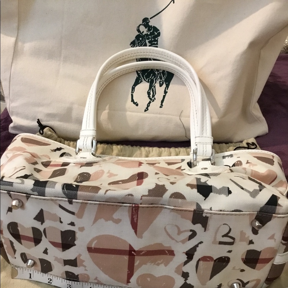 Authentic BRAND NEW Burberry Hearts Shoulder Bag & Wallet Set , NWT - Picture 12 of 16